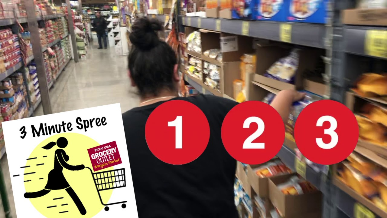 Petaluma Pete's Grocery Outlet 3Minute Shopping Spree 2/2/2020 YouTube