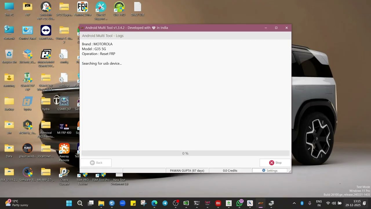 MOTO G35 FRP Unlock Using Android Multi Tool | Easy & Fast FRP Bypass 2025 BY GSMRF247 GURUJI