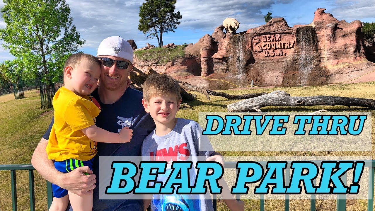 BEAR COUNTRY USA!!! Drive Thru Bear Park with our Kids in the Black