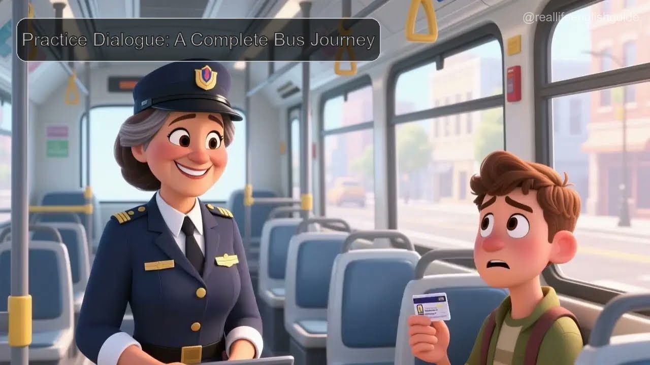 First Time on a Bus? Your Complete English Guide for Beginners (A1-A2) | Public Transport Made Easy