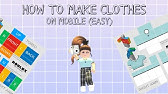 How To Make A Roblox Shirt On Mobile Ipad July 2019 Youtube - how to create roblox clothing on ipad