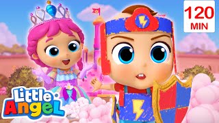 Baby John Saves Princess Jill! | Jill's Playtime | Little Angel Kids Songs \& Stories for Girls
