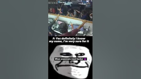 When Scammer meet Hacker 😈 respect 🙏 #shorts #youtubeshorts #hacker