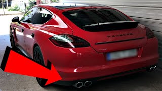 Porsche Panamera 3.6 V6 - Full Akrapovic - Straight Piped Exhaust
