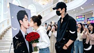 A 30-year-celibate superstar avoids women, but falls for a poor girl who kissed his photo!