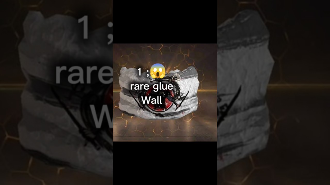 Free Fire Top 5 rare glue wall 