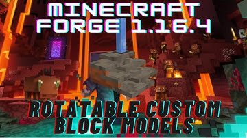 Rotatable Custom Block Models - Minecraft Forge 1.16.4 Modding Tutorial