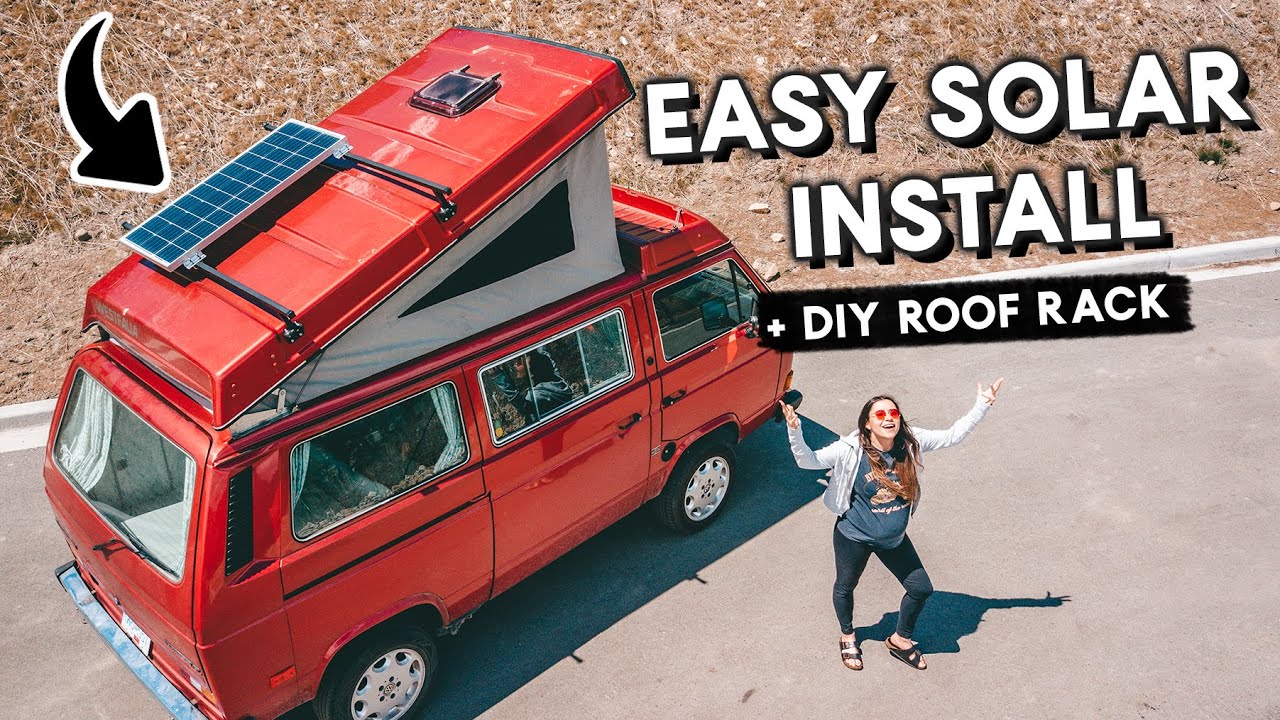 SOLAR Panel Setup For WESTFALIA VANAGON DIY Roof Rack! Off, 47 OFF