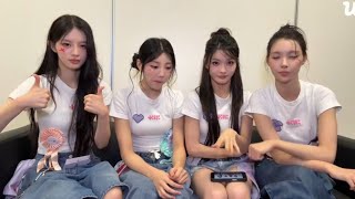 (All Sub) ILLIT (k-pop idol) Weverse Live 😉💗✨(23/08/26)#weverselive#weverse#illit #illitlive#iroha 