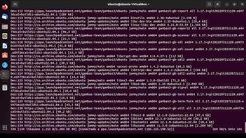 Instalar Gambas 3 en Ubuntu 22.04
