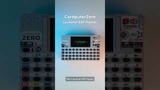 Launcher ESP Flasher running on CardputerZero.