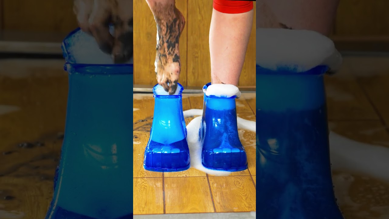 Goodbye, Dirt! Hello, Happy Feet! 🦶🚿 #Gadget