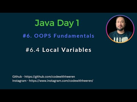Day 1 - [#6.4] Local Variable