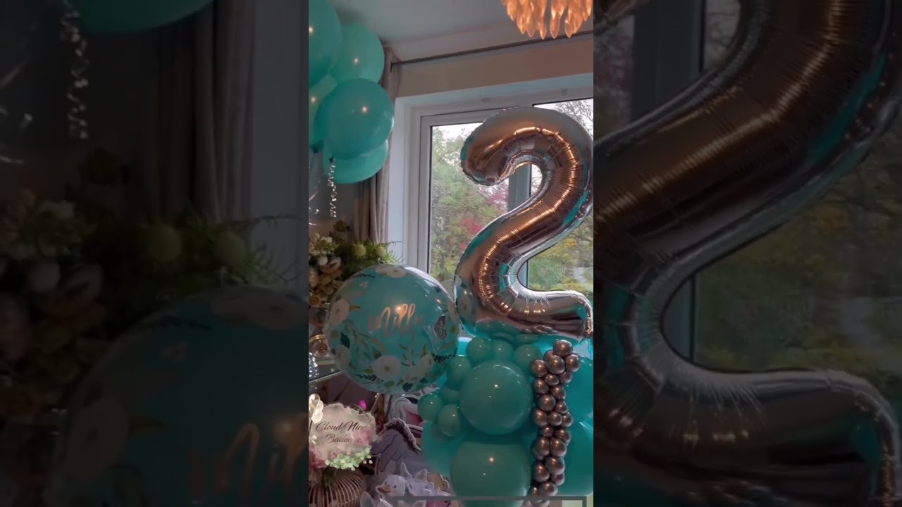 Tiffany Blue Balloon Decor