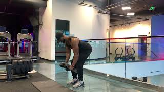Get Fit Wit Jeff Dumbbell Bent Over Row: Pause Reps