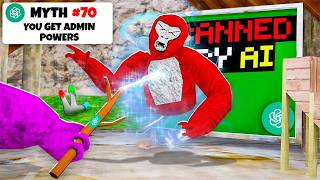 Testing 100 Gorilla Tag Myths Given By Ai...