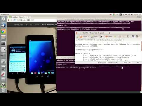 Robot Framework + Appium työkalujen käyttö mobiilitestauksen apuna (Qubilea Oy)