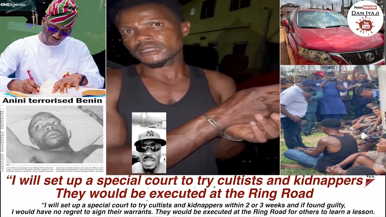 Cultists and kidnappers would be ex£cuted at the Ring Road, Benin city, Governor Monday Okpebholo