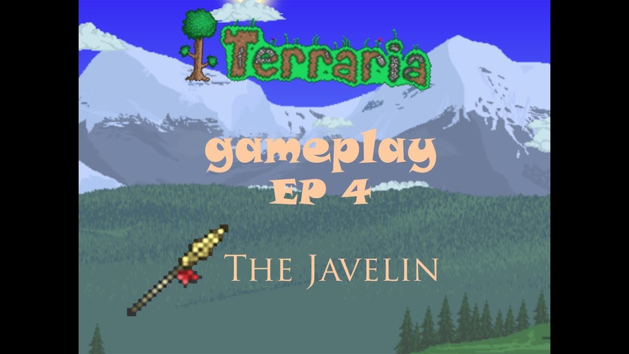 TERRARIA FOURTH DAY(Part 1) The JAVELIN and Upgrading the armors
