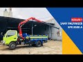 Spk 8500 on hino dutro 130 xpower  light truck crane 3 tons