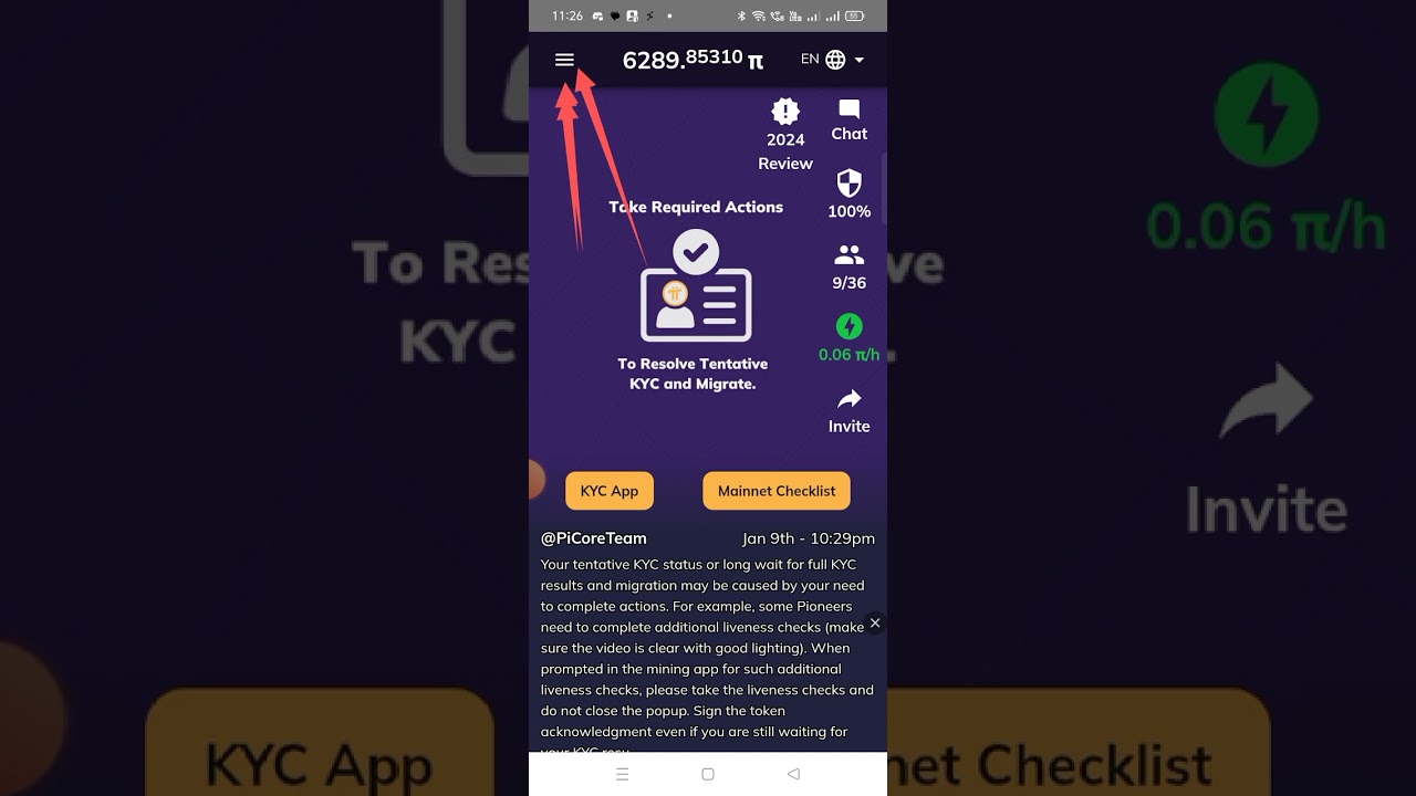 pi Network Mainnet checklist process Pi coin migrate 2264 pi coin