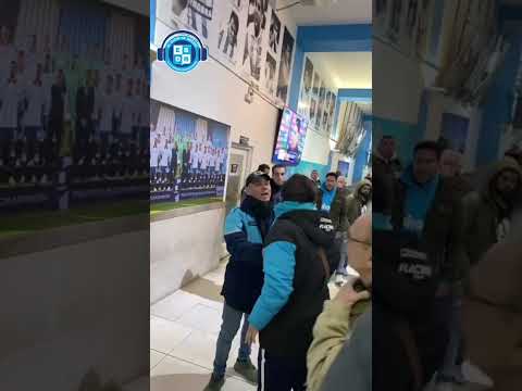 clima caliente en Avellaneda 😡 #racingclub #futbol #academia