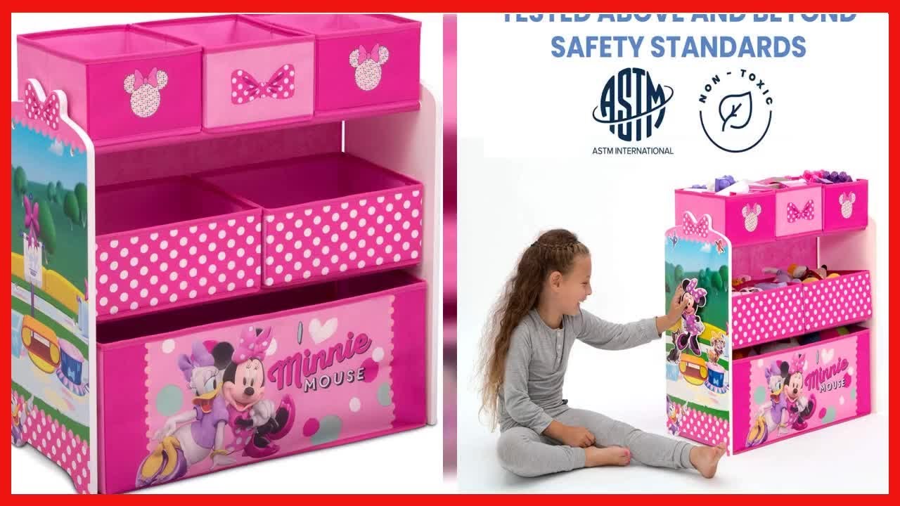 Great product -  Disney Minnie Mouse 6 Bin Design and Store Toy Organizer by Delta Children