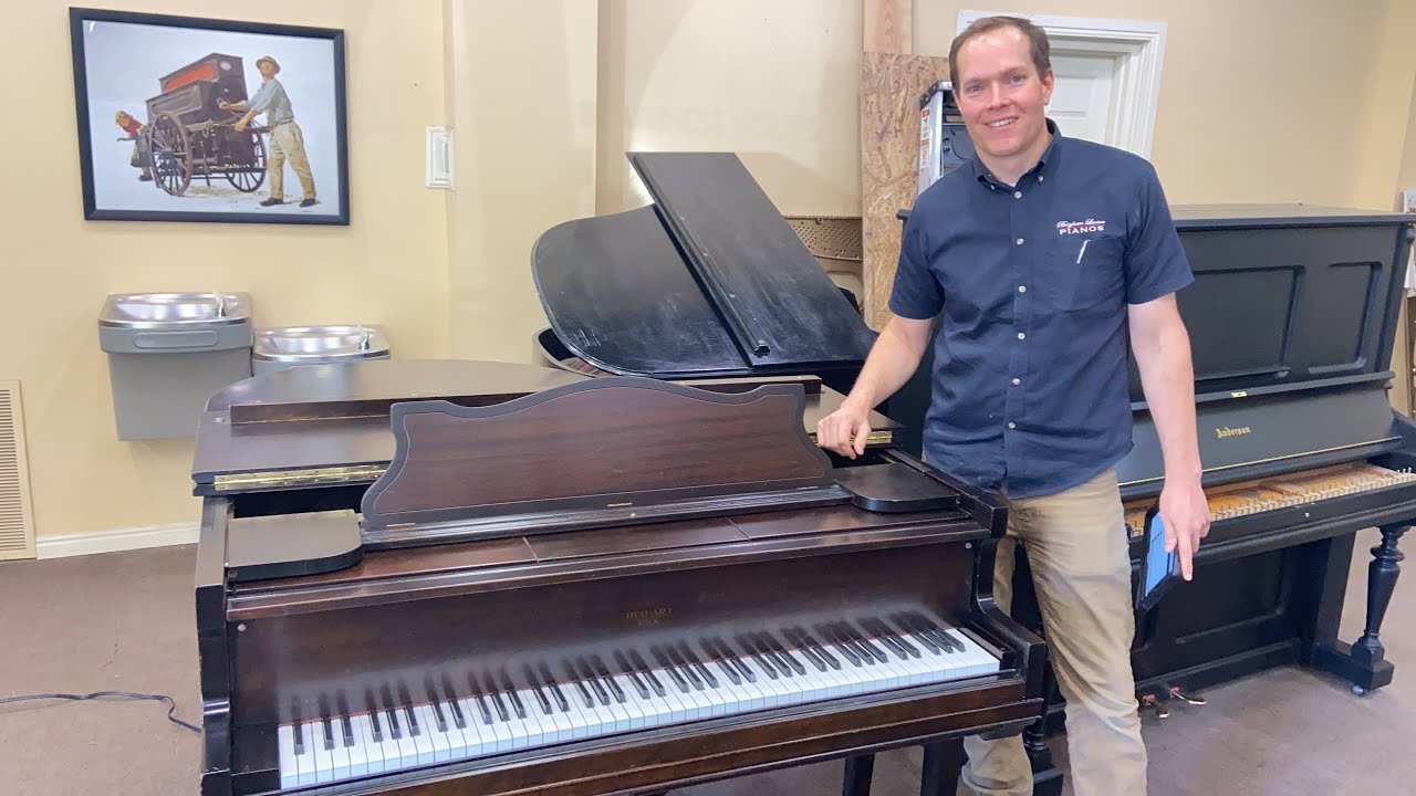 After Restoration! Aeolian Duo-Art Steck Grand Player Piano 