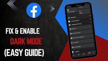 How To Fix Dark Mode Not Working Facebook App! (New Update)