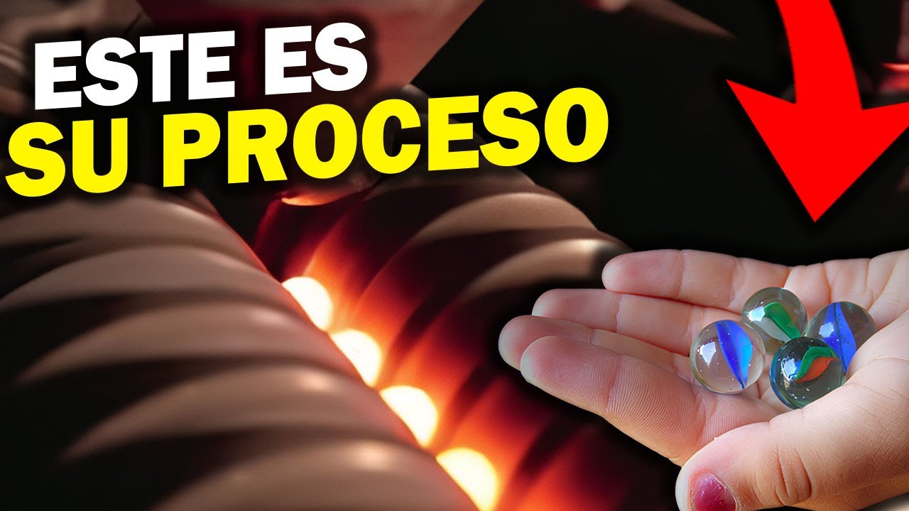 GRAN PROCESO de CANICAS de VIDRIO [Bola de cristal de MURANO] - YouTube