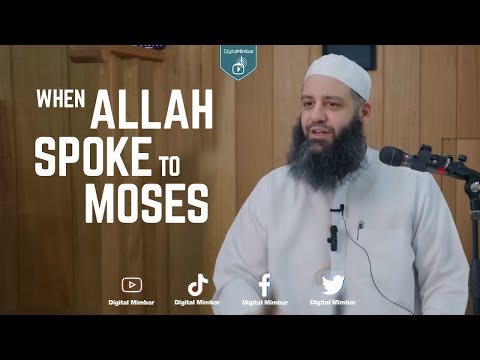 When Allah spoke to Moses about the true purpose of life - Abu Bakr Zoud