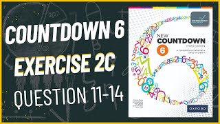 Class 6 Math Exercise 2C Question 11-14| oxford new countdown book 6 third edition |Math with Afshan