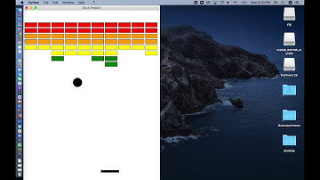 Brick Breaker Game Movie with Python Codes