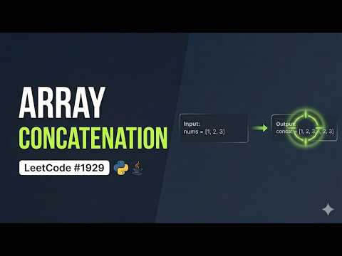 LeetCode 1929 | Concatenation of Array | Easy C++ Solution 🚀 | Beginner Friendly