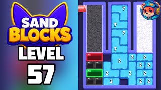 Sand Blocks Level 57 Walkthrough & Solution 