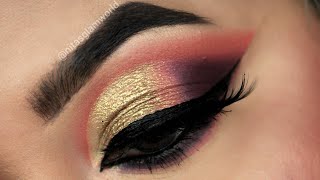 Half Cut Crease Indian Bridal Eye Makeup Tutorial | NYX Utopia Palette | Hooded Eyes| 2021