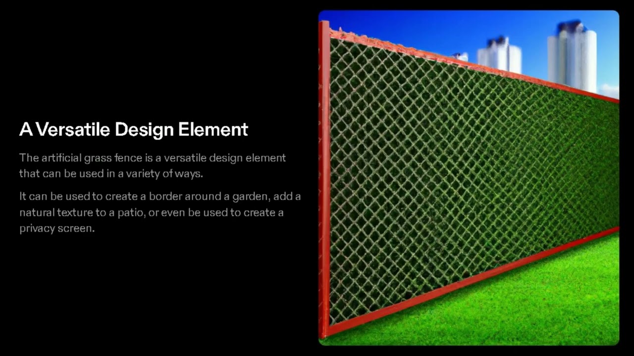 Synthetic Fences The New Frontier of Artificial Grass Fence