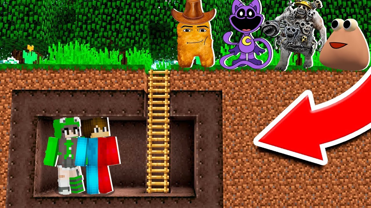 🇺🇦 ПРО І ДІВЧИНА БУДУЮТЬ СЕКРЕТНУ БАЗУ ПРОТИ АПОКАЛІПСИС З УСІХ МОНСТРІВ У МАЙНКРАФТ!