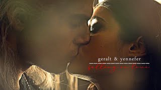 geralt & yennefer | falling in love