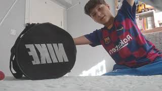 futbola giderken çanta hazırlama