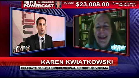 Karen Kwiatkowski on the Ron Paul Powercast
