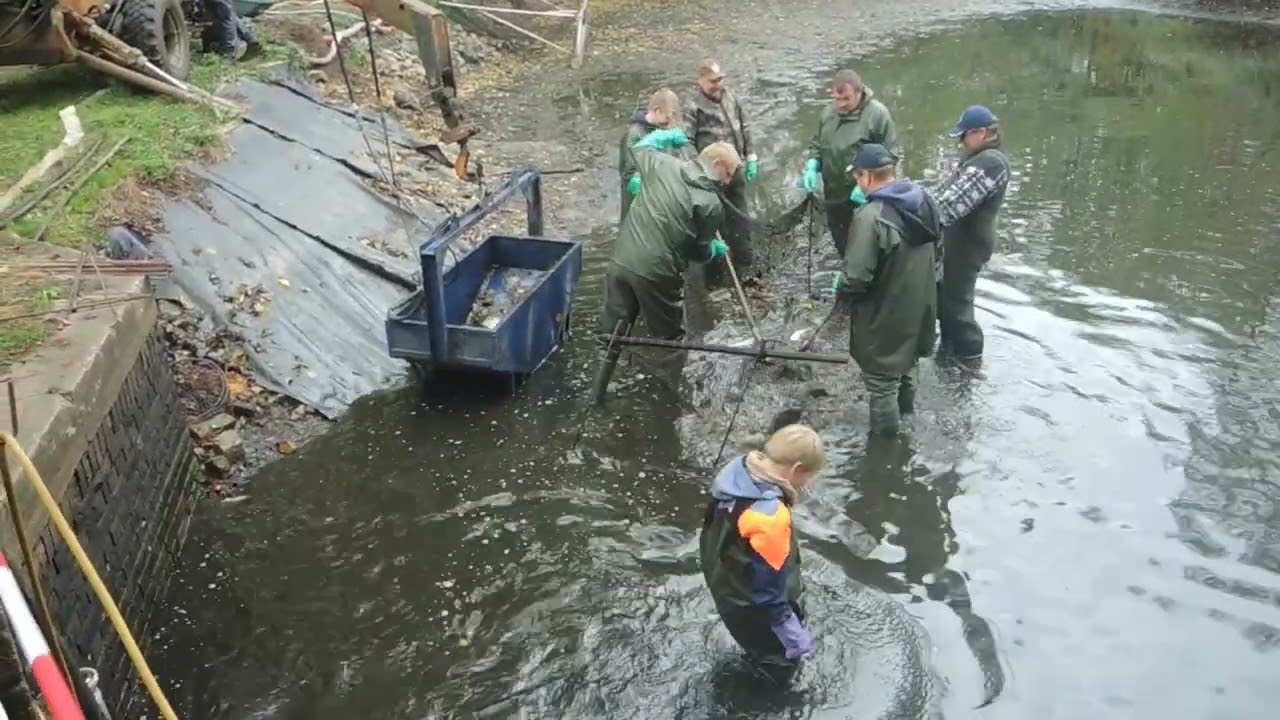 Ausflug zum Abfischen