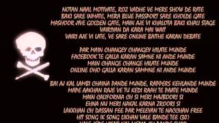 Bohemia-Main Lyrics