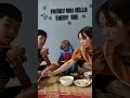 vsmart monkey abu eats rice with his family