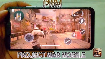 Project War Mobile Android gameplay | online multiplayer shooter action game