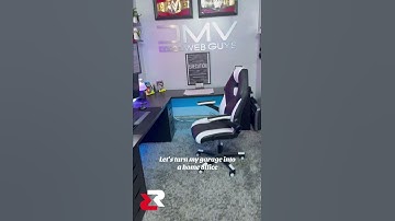 Turning my garage into my home office #homeoffice #workfromhome #garagemakeover #fyp