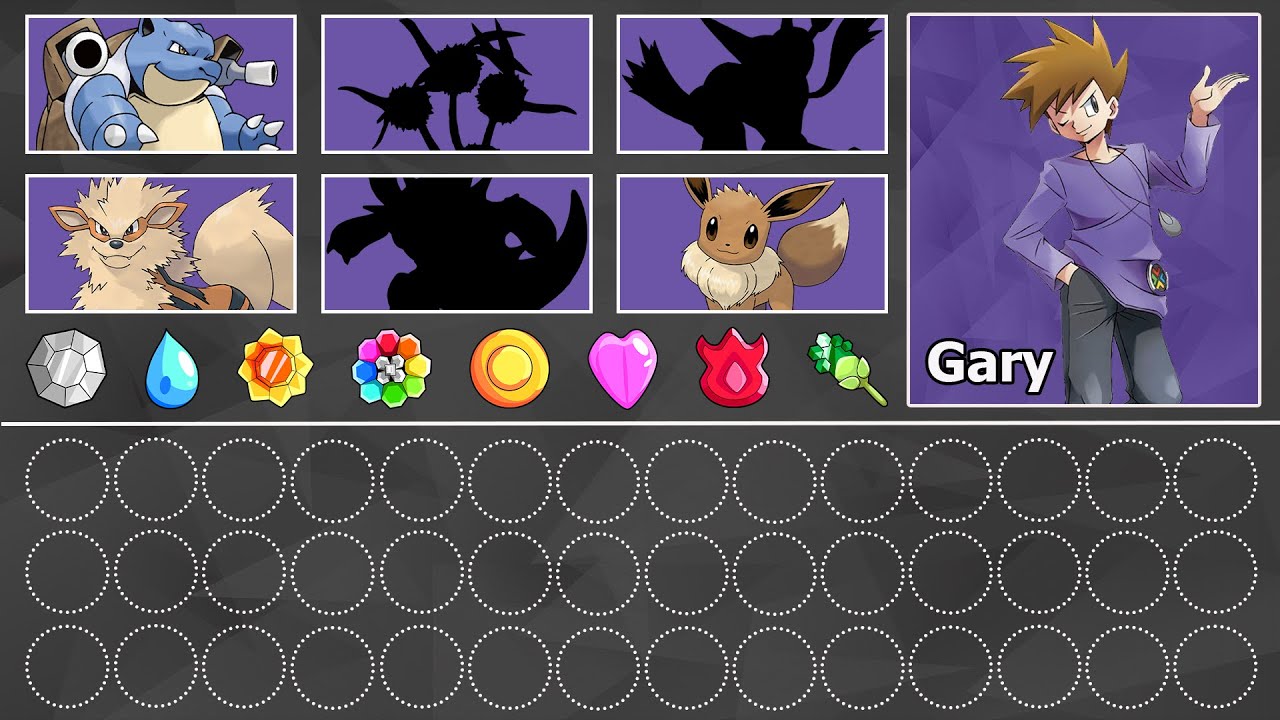 Gary Kanto Pokemon