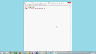Variables Using Python v2 7 9