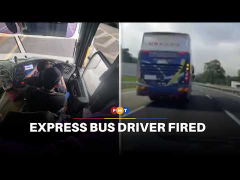 Express bus driver fired after misconduct video