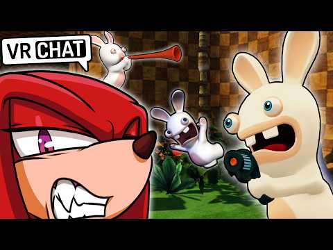 Knuckles MEETS Raving Rabbids in VRCHAT!
